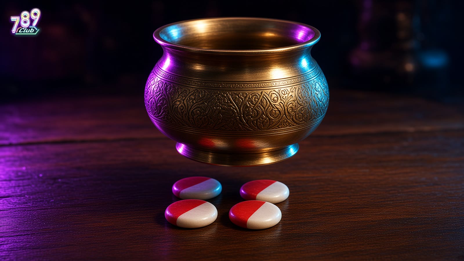 Xóc đĩa 789CLUB trong kho trò chơi với bài và roulette