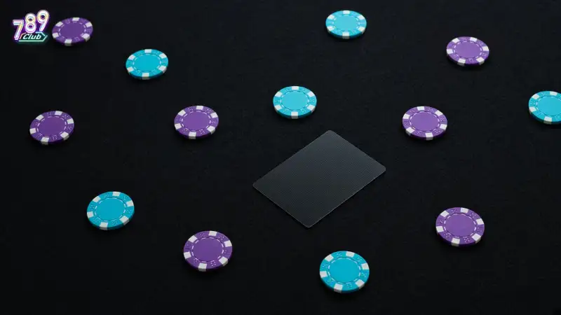 Bàn bài 789CLUB với chip tím