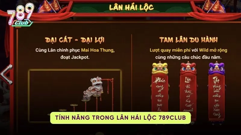 Cá tính năng nổi bật tại Lân Hái Lộc 789Club