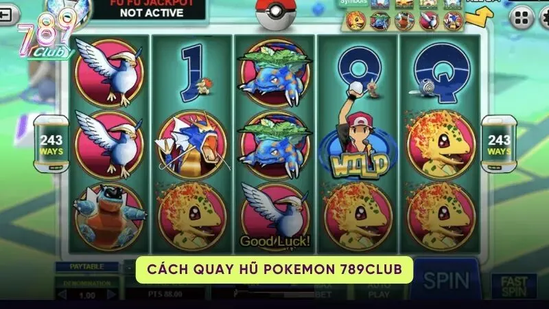 Hướng dẫn cách chơi Pokemon Slot 789Club